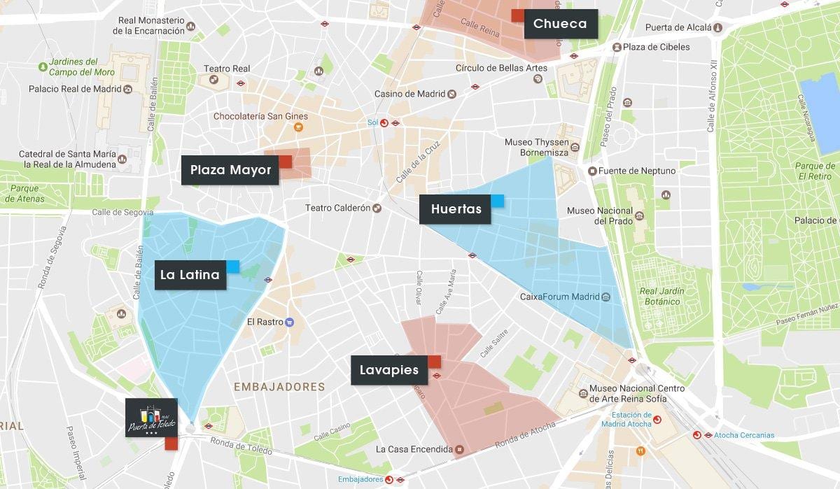 نقشه chueca
