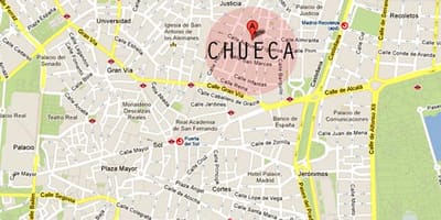 مادرید chueca نقشه
