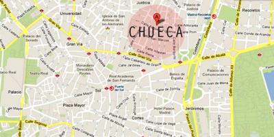 مادرید chueca نقشه