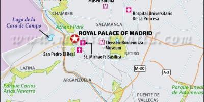 نقشه از رئال مادرید محل
