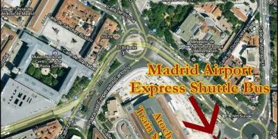 Puerta de اتچا ایستگاه قطار نقشه