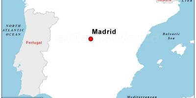 نقشه از پایتخت اسپانیا